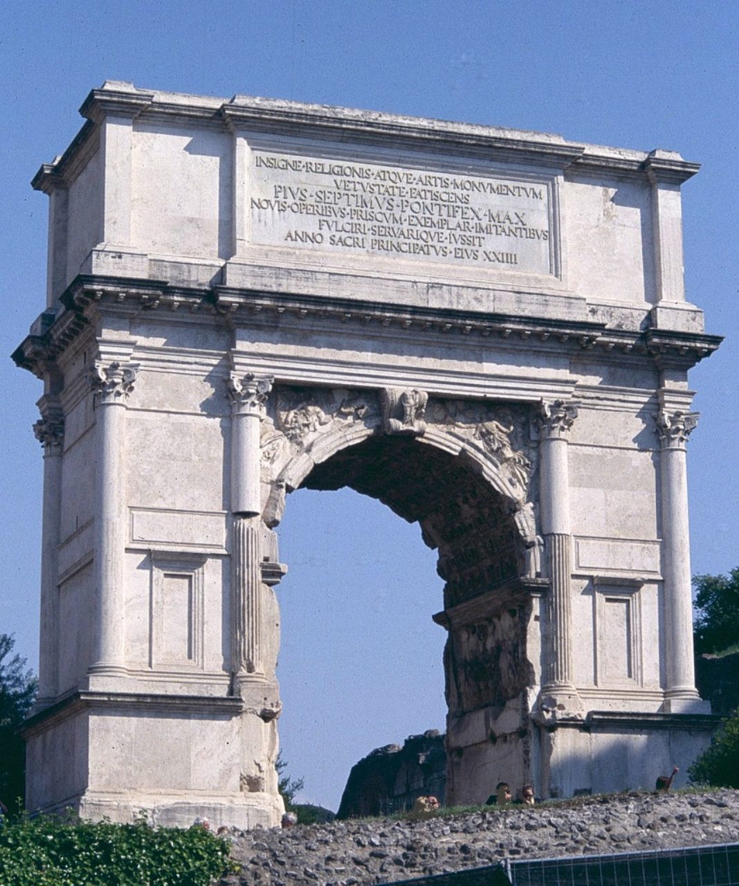 The Arch of Titus in Rome